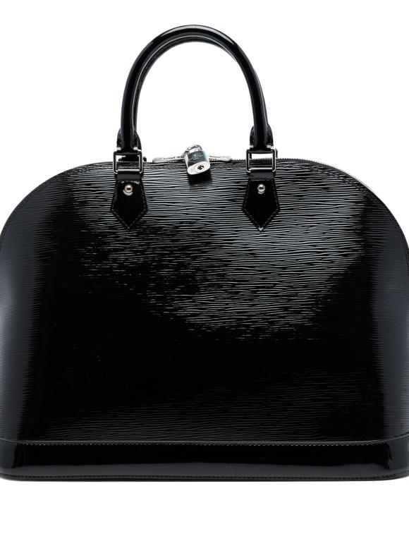 Louis Vuitton Black Leather Electric Epi Alma GM