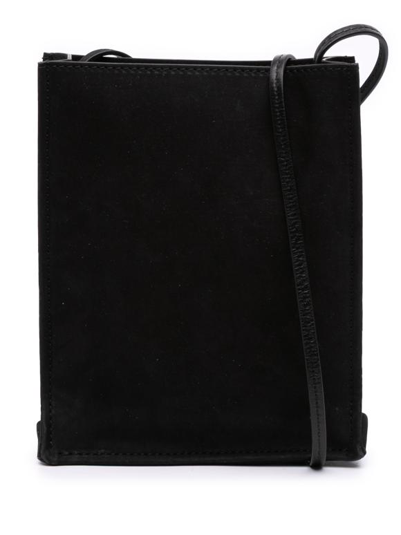 The Row Black Small Suede To Go Crossbody