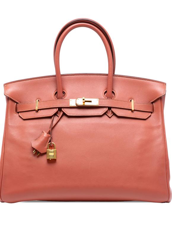 Hermes Rosy Swift Birkin Retourne 35