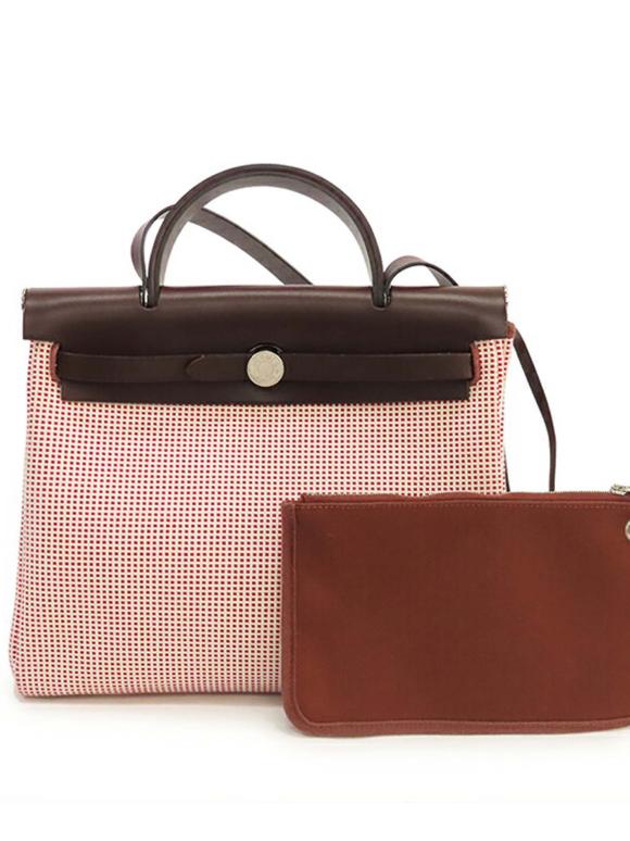 Hermes Toile Criss Viking Vache Hunter Herbag Zip 31