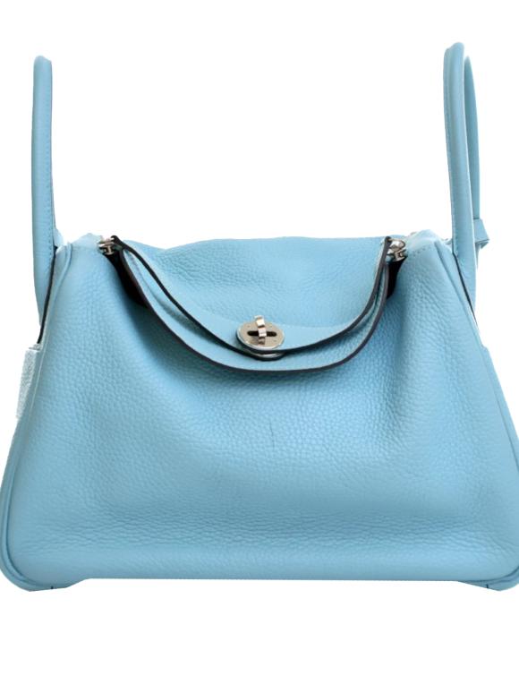 Hermes Blue Atoll Clemence Lindy 30