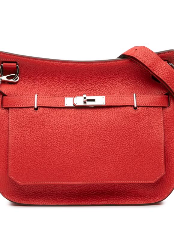 Hermes Red Clemence Jypsiere 28