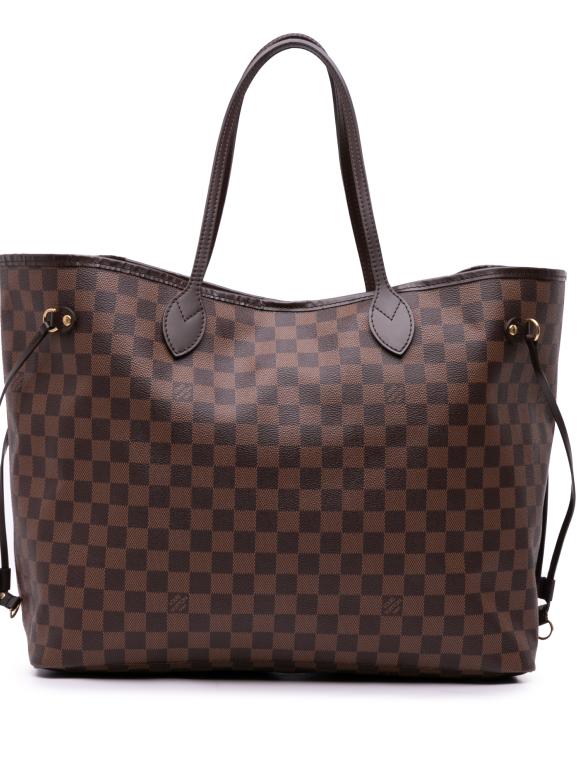 Louis Vuitton Coated Canvas Damier Ebene Neverfull GM