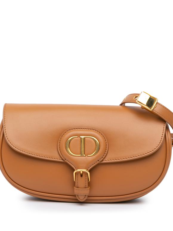 Dior Tan Leather East West Bobby Bag