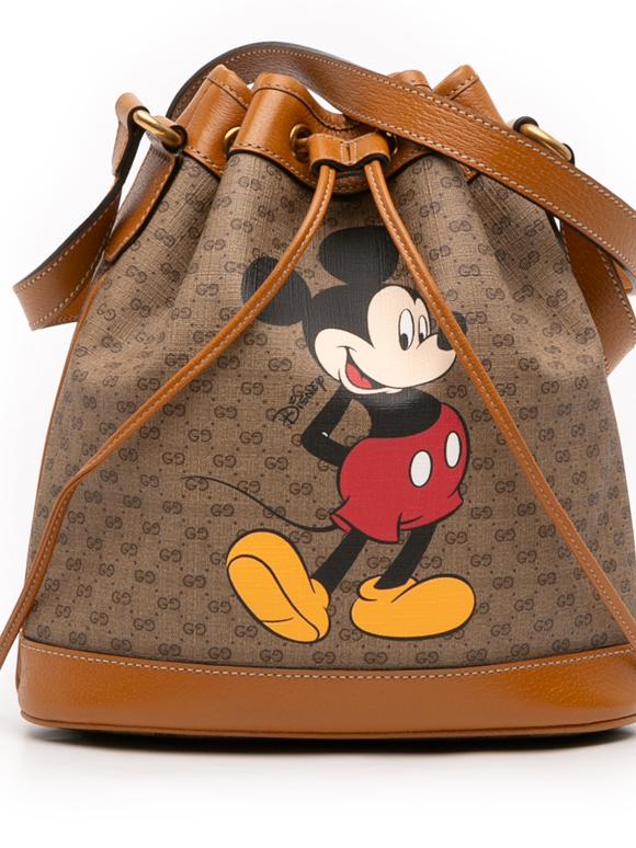 Gucci Micro GG Supreme Mickey Mouse Bucket Bag