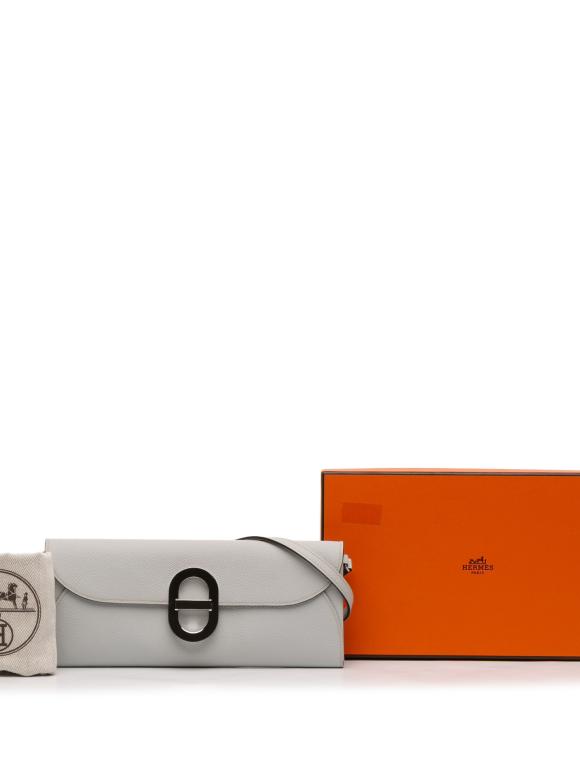 Hermes Gris Pale Epsom Maillon To Go Wallet