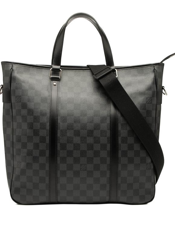 Louis Vuitton Coated Canvas Damier Graphite Tadao PM
