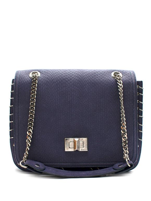 Emilio Pucci Navy Blue Shoulder Bag
