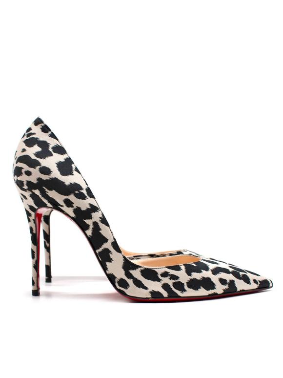 Christian Louboutin Leopard-Print Stiletto Heels