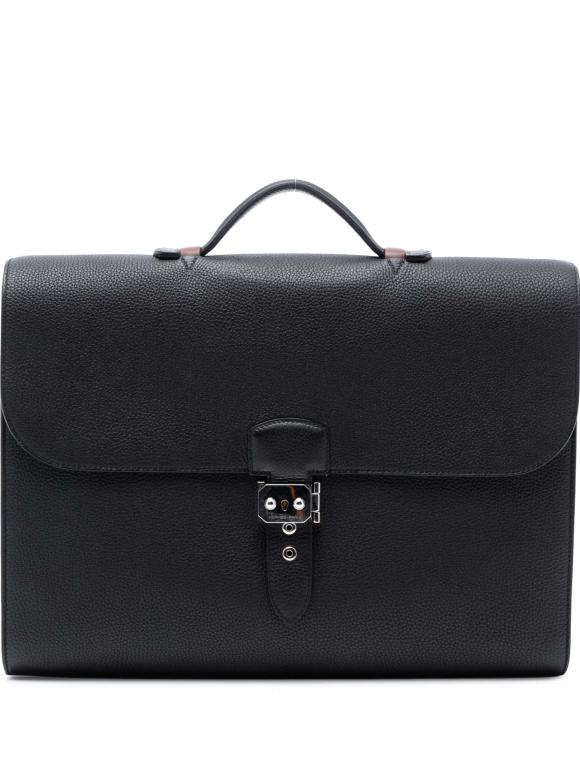 Hermes Black Togo and Swift Sac A Depeches Verso 38
