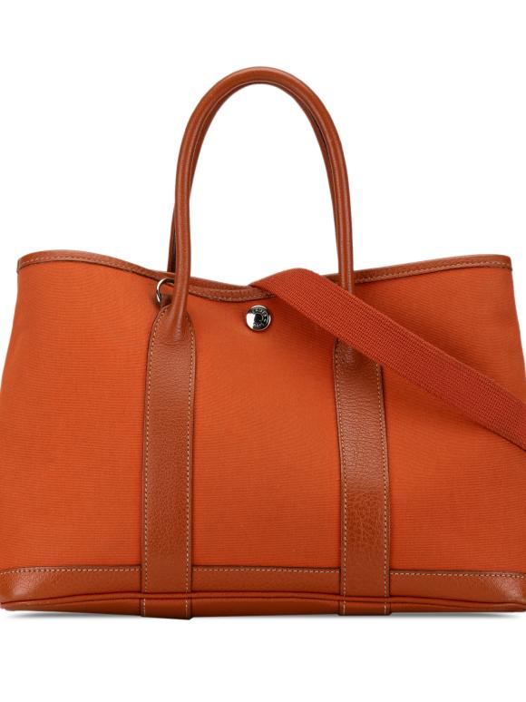 Hermes Burnt Orange Toile and Negonda Garden Party 30