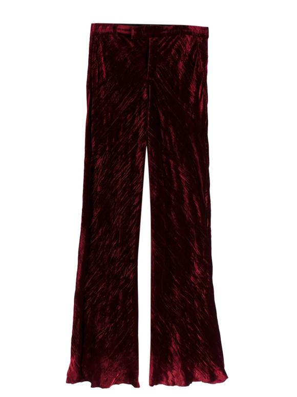 Etro Crushed Velvet Trousers