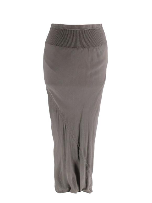 Rick Owens Silk Maxi Skirt