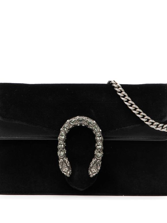 Gucci Black Mini Velvet Dionysus Crossbody