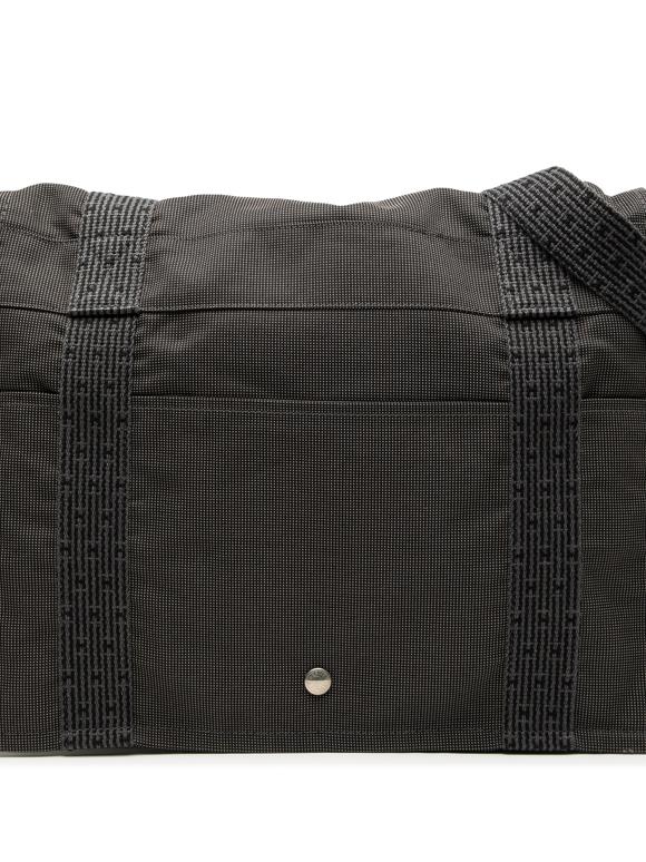 Hermes Grey Canvas Herline Besace MM