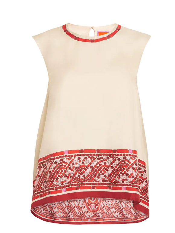 La Doublej Silk San Carlo Tank Top