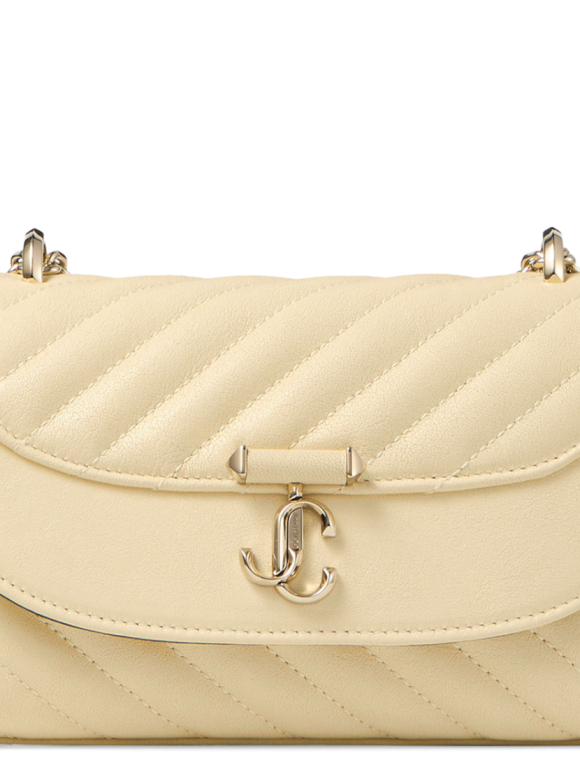 Jimmy Choo Curve Small Biker Leather Quilted Cross-Body Bag