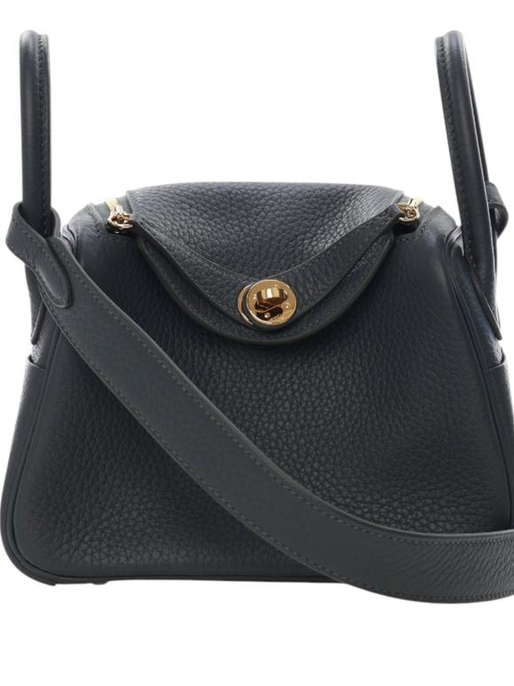 Hermes Vert Mangrove Mini Clemence Lindy 20