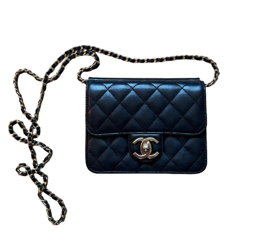 Chanel Quilted Black Classic Mini Bag