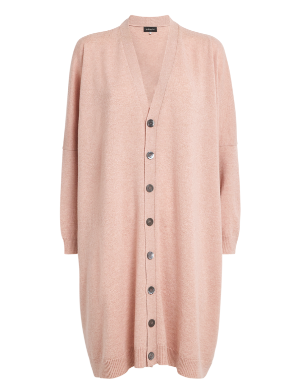 Eskandar Cashmere Wide Longline Cardigan