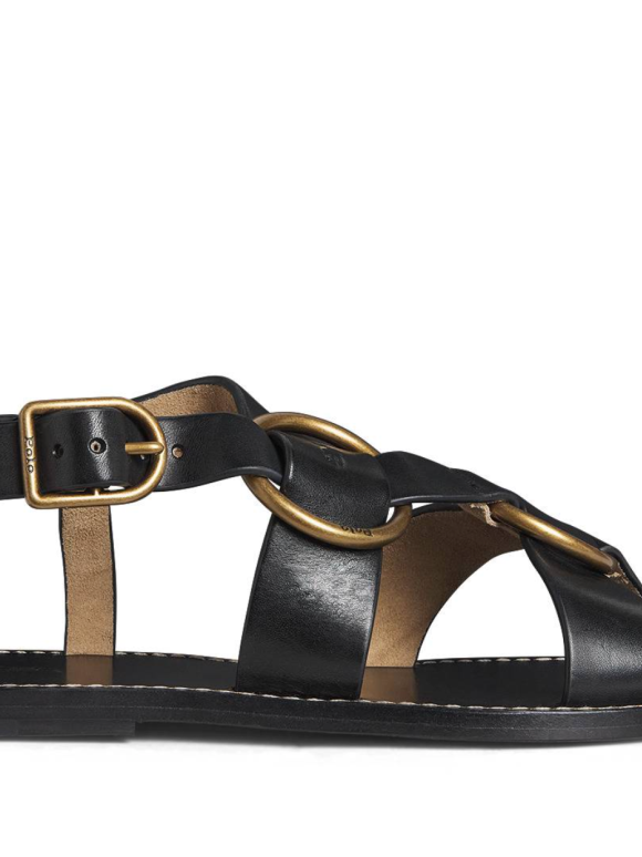 Polo Ralph Lauren Leather Double O-Ring Sandals