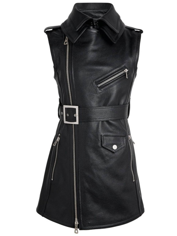 Jean Paul Gaultier Belted Leather Vest