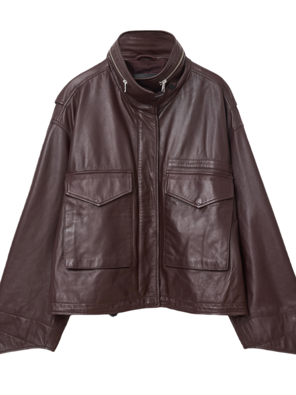 AllSaints Clay Leather Jacket