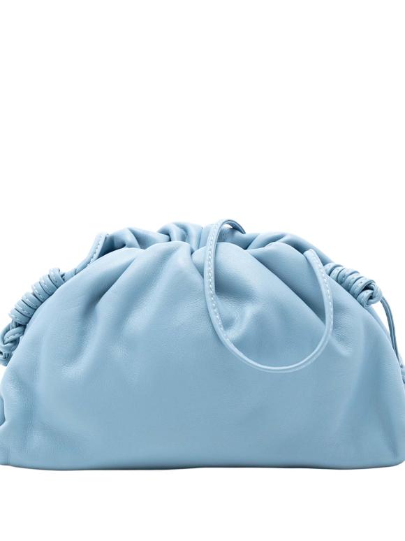 Bottega Veneta Blue Lambskin The Mini Pouch Crossbody