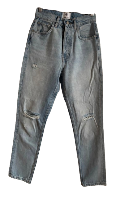 Anine Bing Light Blue Distressed Jeans