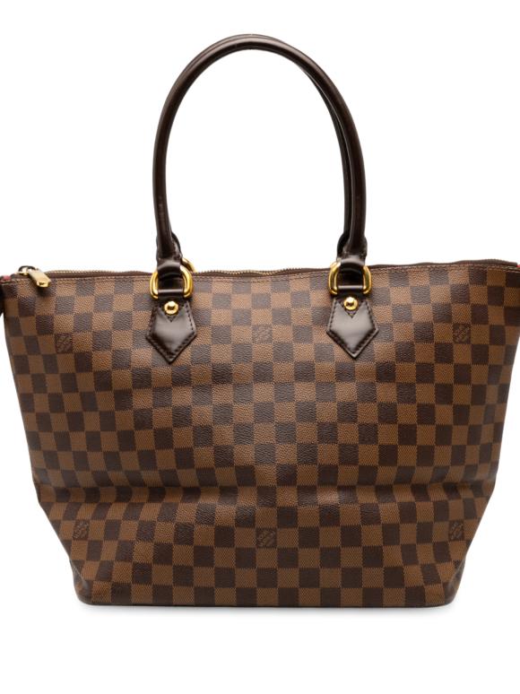 Louis Vuitton Coated CCanvas Damier Ebene Saleya MM