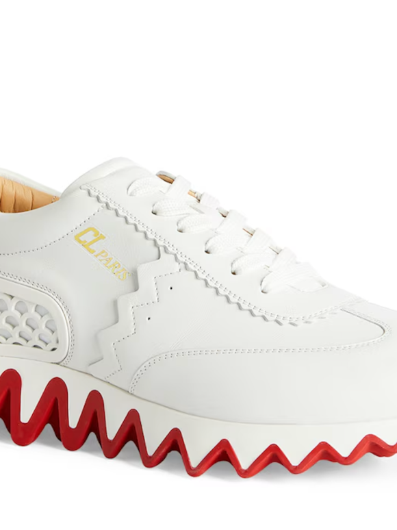 Christian Louboutin Loubishark Calfskin Sneakers