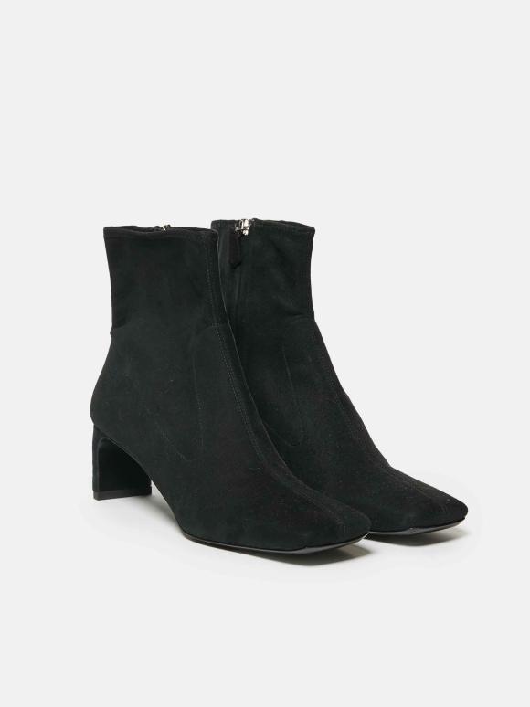 Prada Black Heeled Ankle Boots