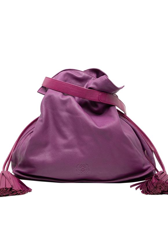Loewe Purple Calfskin Flamenco Tassel 36