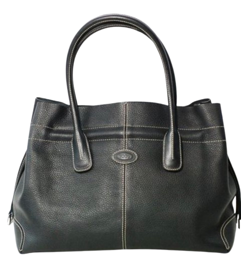 Tod's Black Leather Lady D Bag