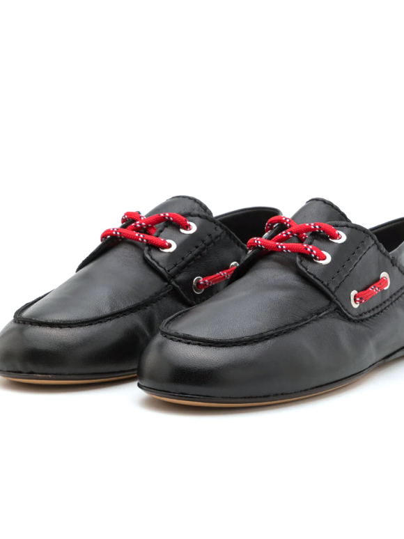 Sandro Leather Boat Shoes