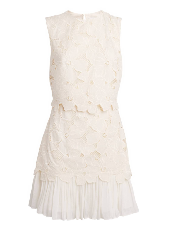 Sandro Guipure Lace Mini Dress