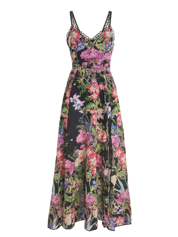 Charo Ruiz Iraso Floral-print  Voile Maxi Dress