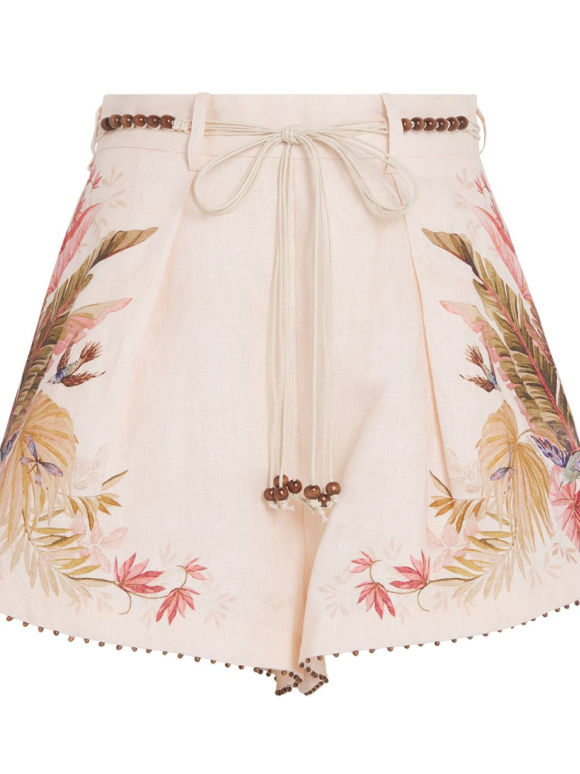 Zimmermann Linen Palm Ascension Shorts