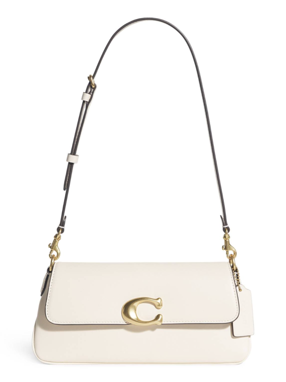 Coach Calf Leather Jet Shoulder Bag