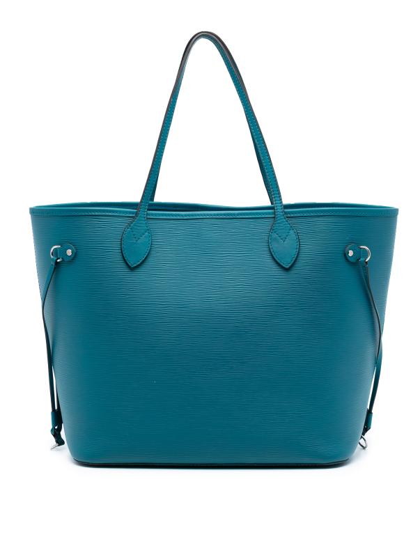 Louis Vuitton Blue Epi Neverfull MM