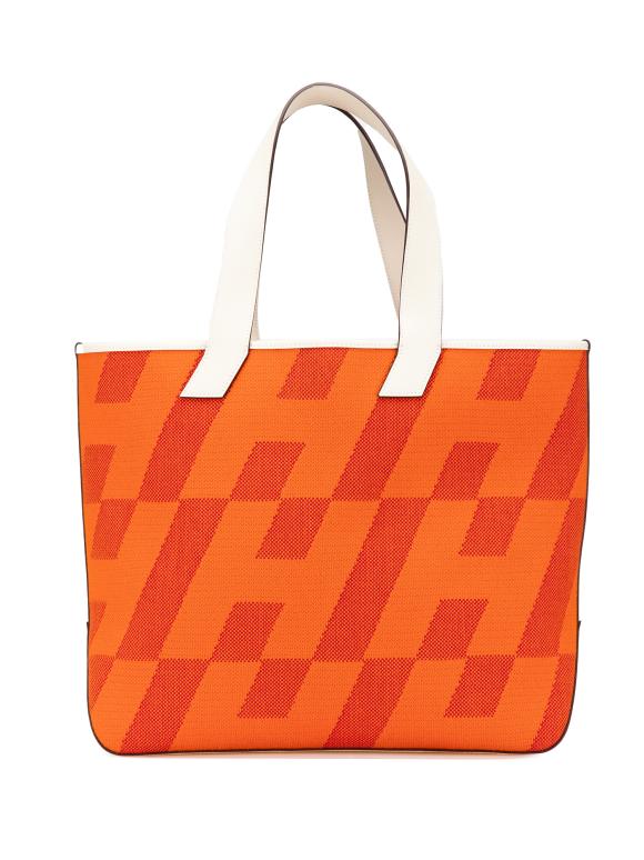 Hermes Orange Toile H and Swift Cabas H en Biais 40