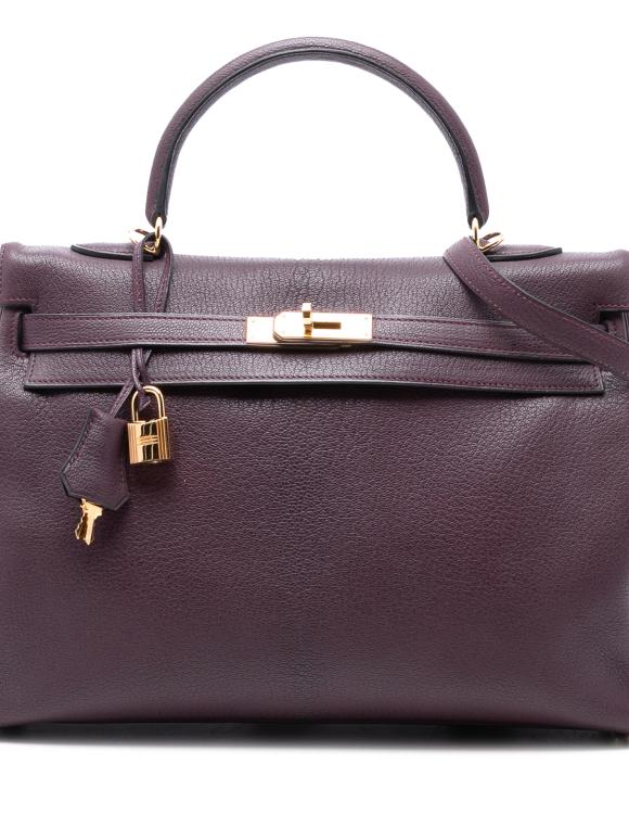 Hermes Raisin Chevre Mysore Kelly II Retourne 35