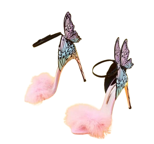 Sophia Webster Butterfly Detail Heeled Sandals