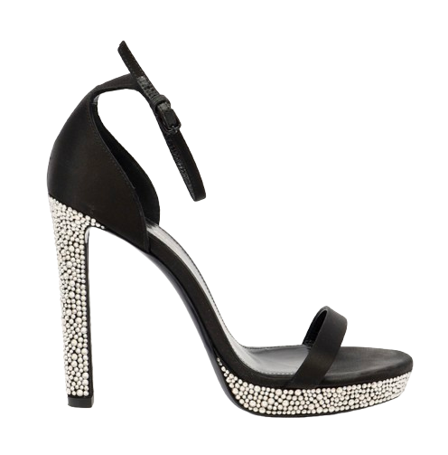Saint Laurent Crystal Embellished Sandals