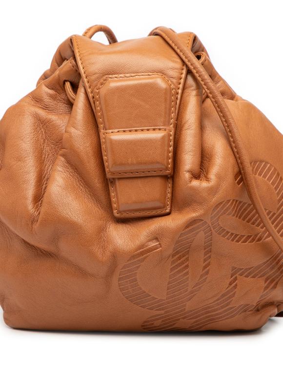 Loewe Tan Mini Anagram Leather Crossbody