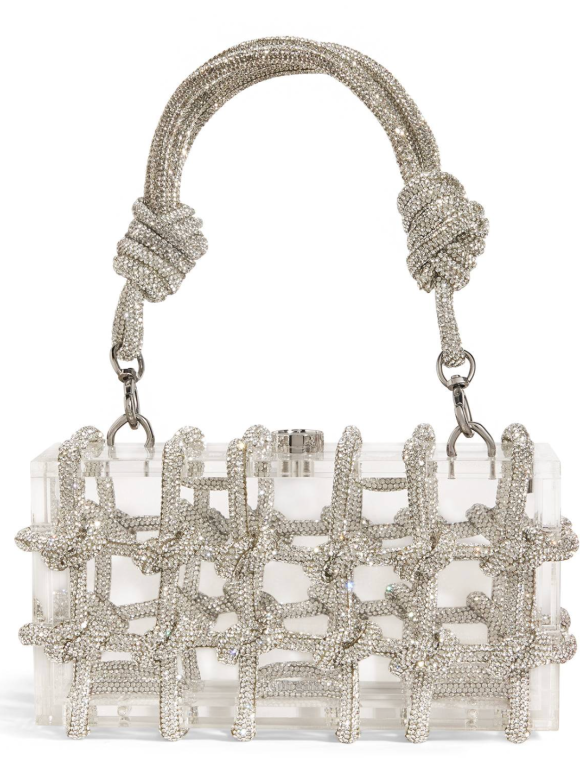 Cult Gaia Rhinestone Bess Shoulder Bag