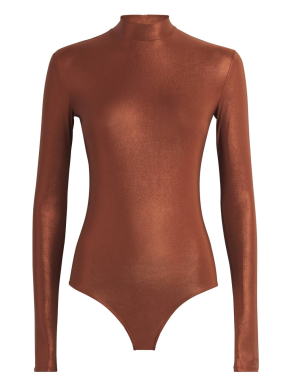 Lapointe Coated Jersey Bodysuit