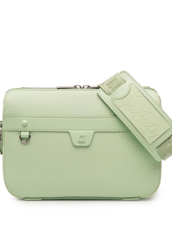 Louboutin Green Leather Ruisbuddy Crossbody