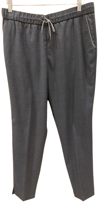 Fabiana Filippi Grey Merino Wool Trousers