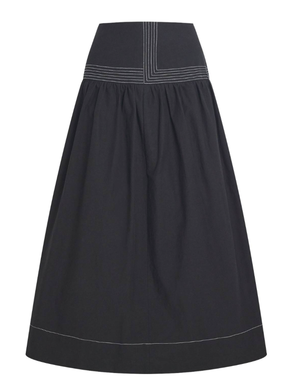 Claudie Pierlot  Flared Midi Skirt